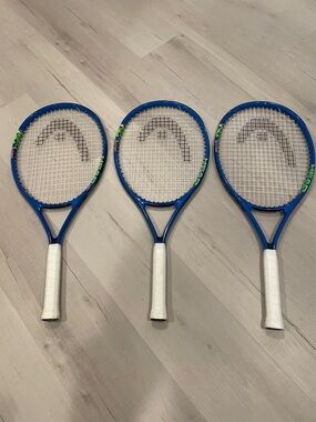 Head Jr. Tennis Racquets ’Speed 25’ X 3